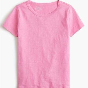 J. Crew Girlfriend Pink Cotton T-Shirt